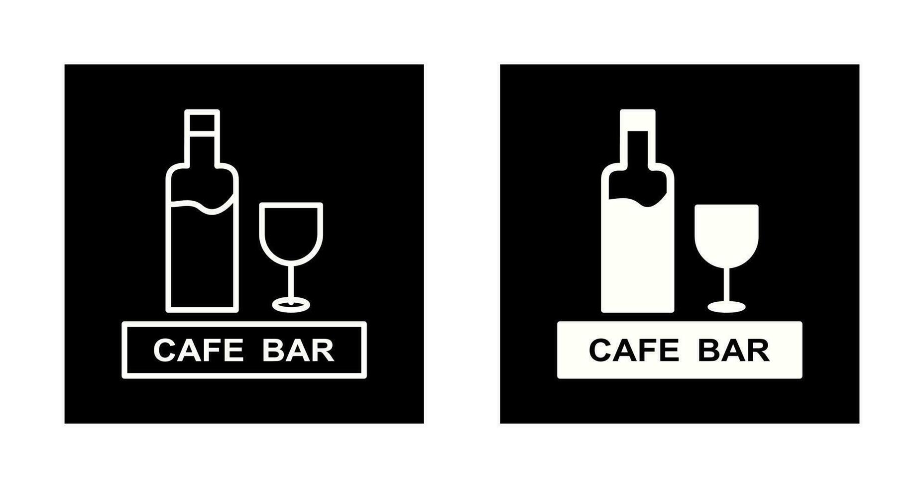 Unique Drinks Cafe Vector Icon