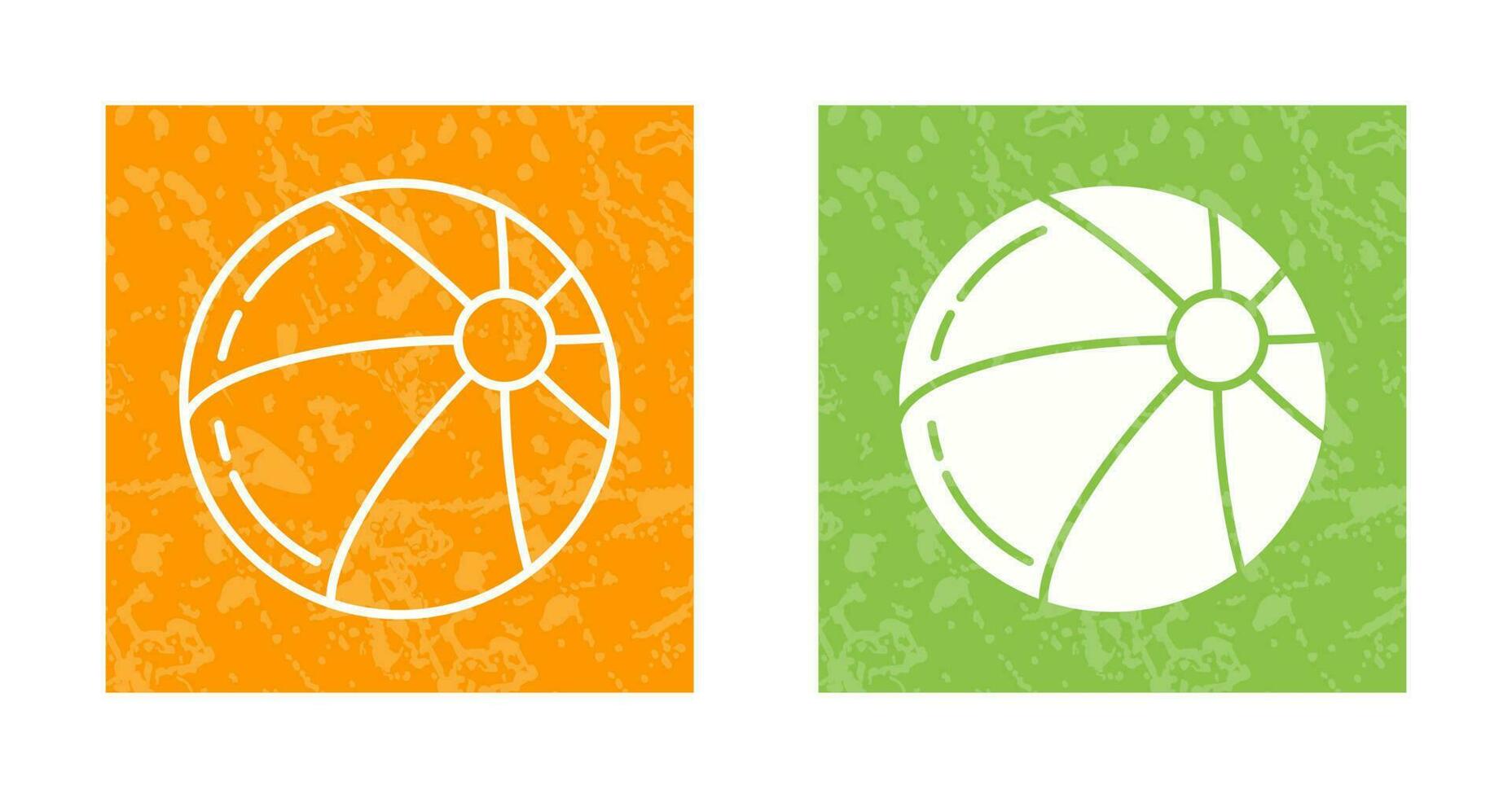 Beach Ball Vector Icon