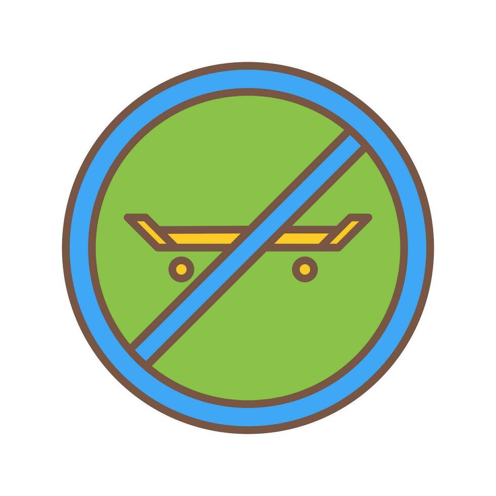 No Skating Vector Icon