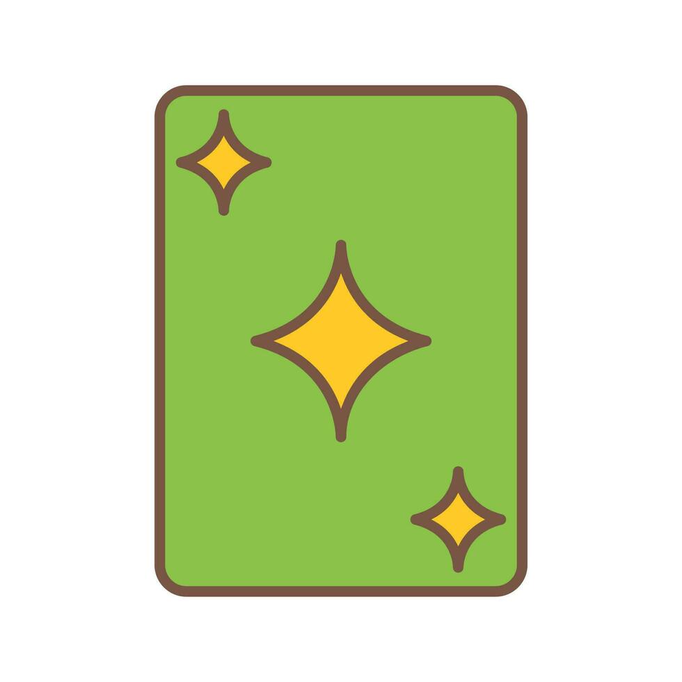 icono de vector de tarjeta única