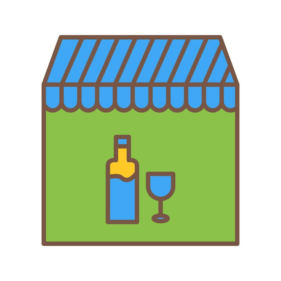 Unique Cafe and Bar Vector Icon