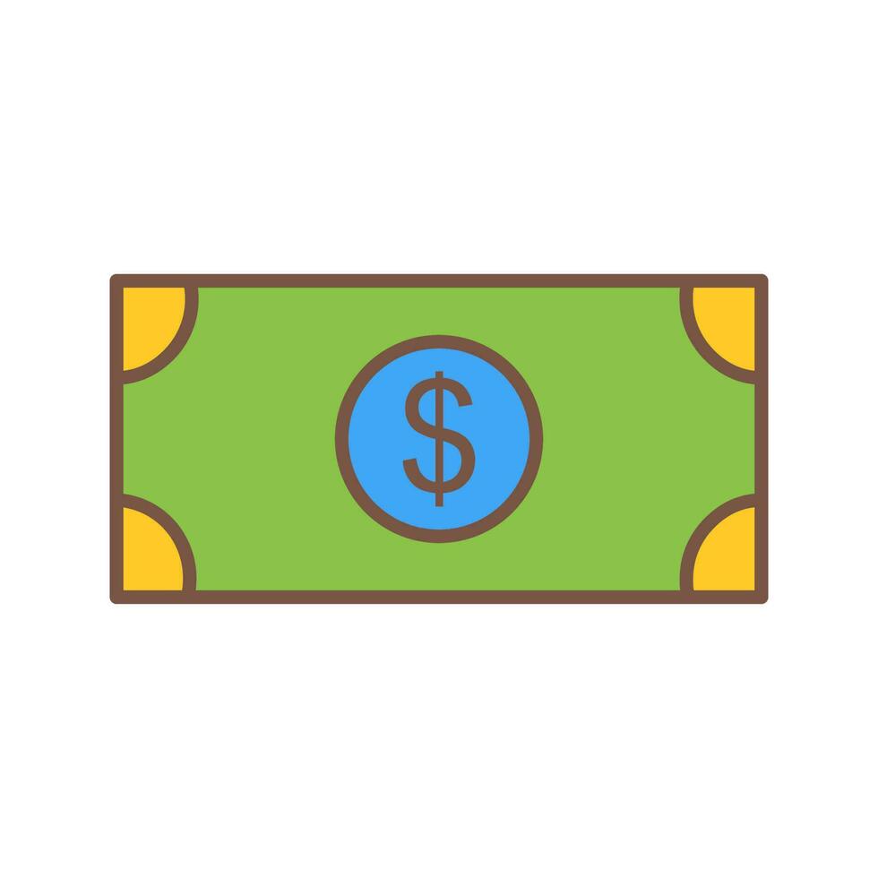 Dollar Bill Vector Icon 24428210 Vector Art at Vecteezy