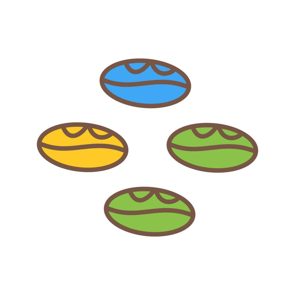 Coffee Beans Vector Icon