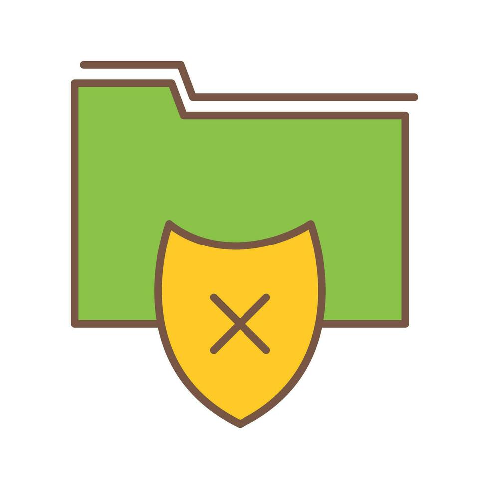 Vulnerable Folder Vector Icon