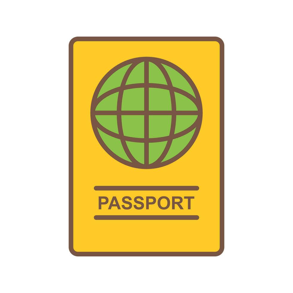 Passport Vector Icon