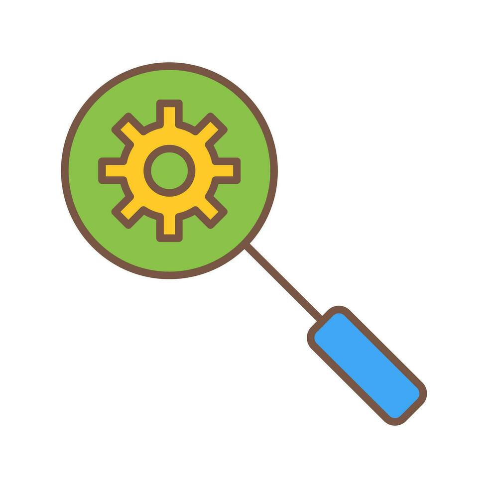 Unique Search Engine Optimizati Vector Icon