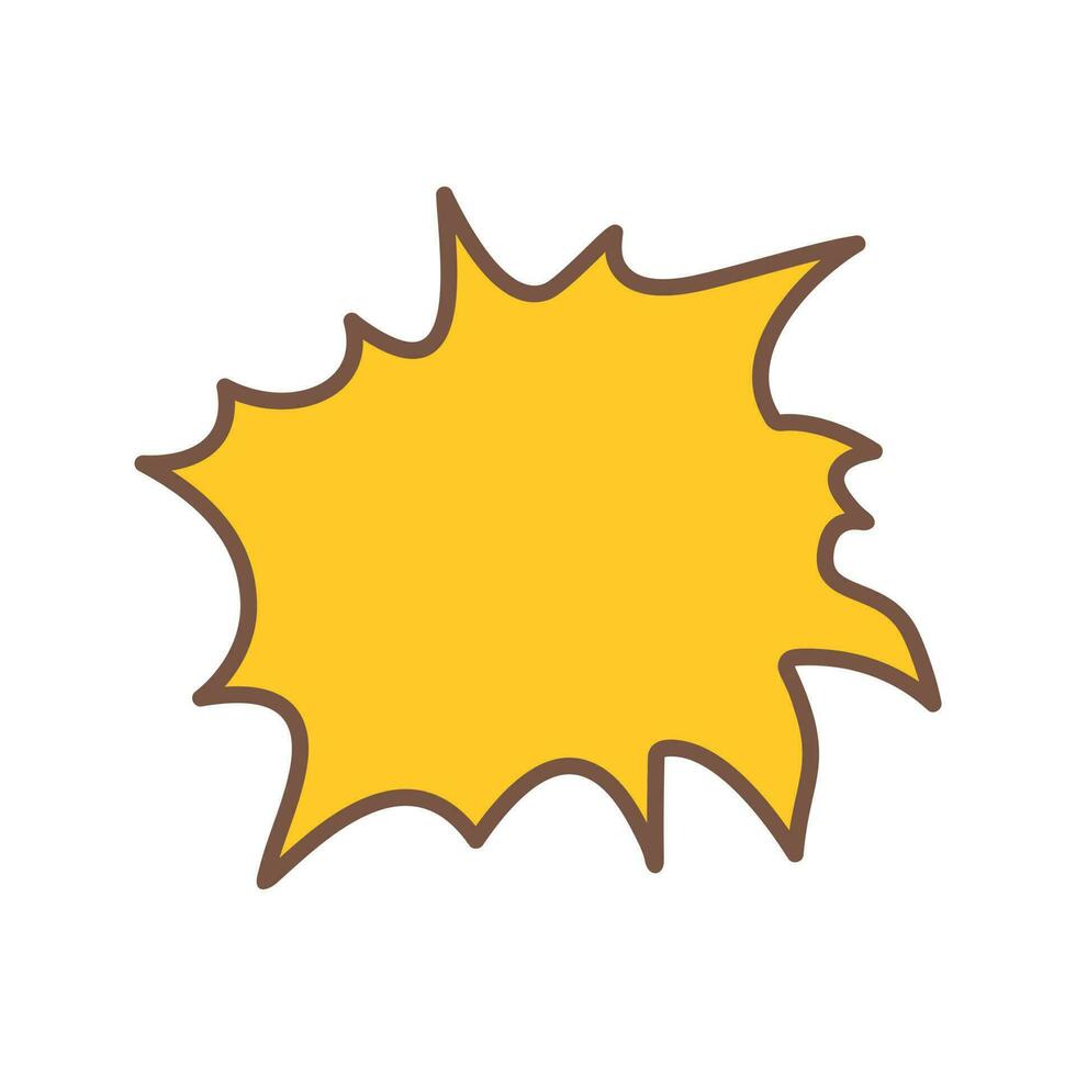Unique Explosion Vector Icon