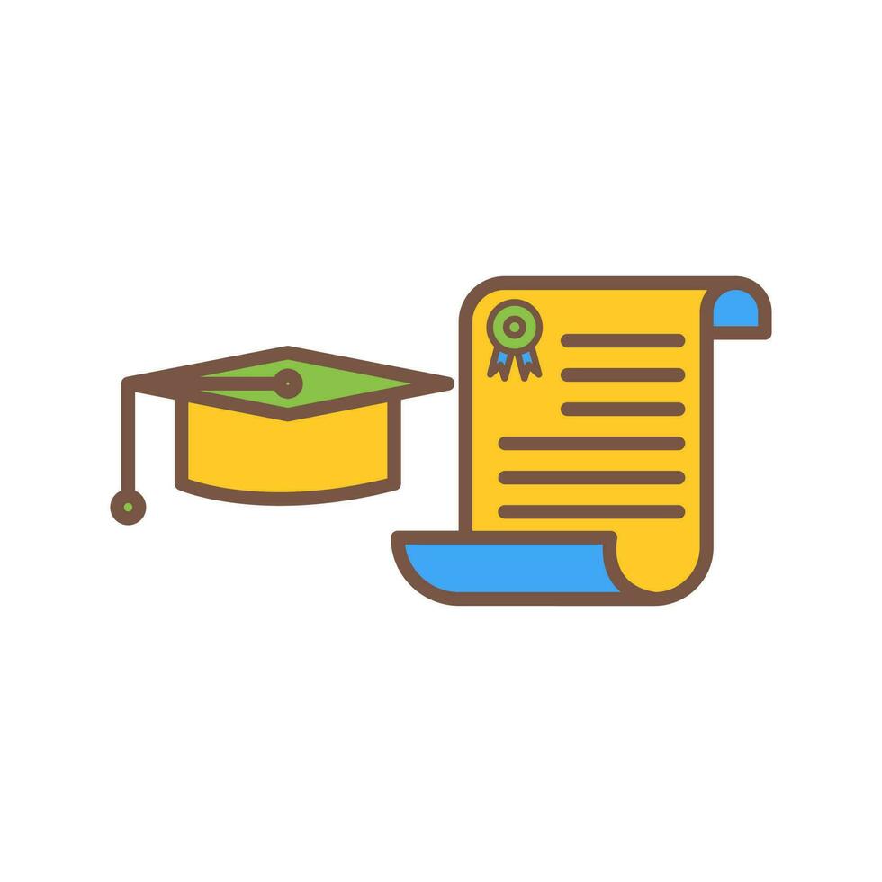 Unique Graduation Vector Icon