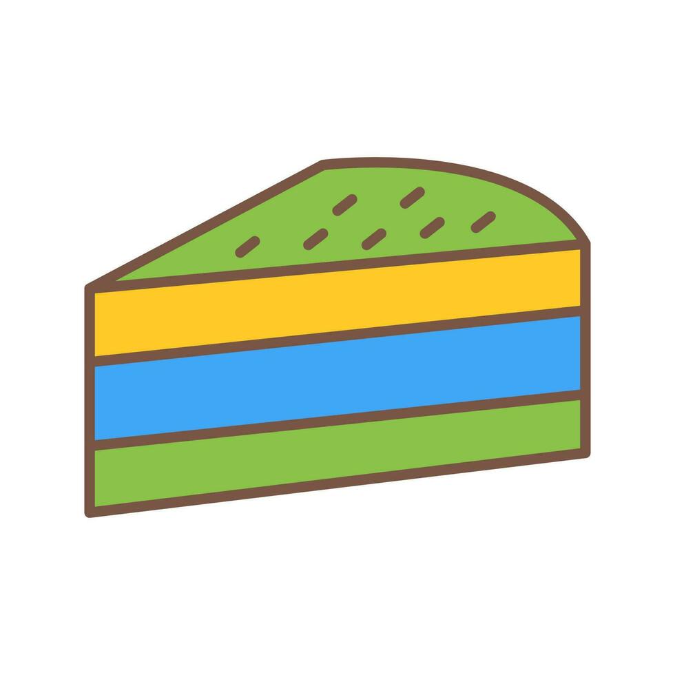 Cake Slice Vector Icon