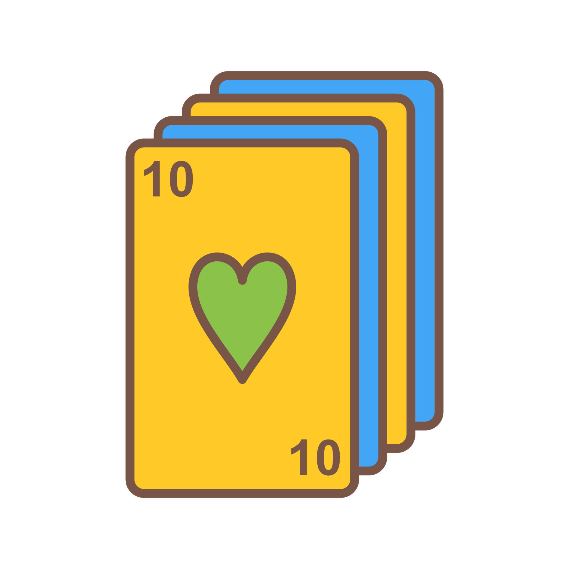 Deck of Cards Vector Icon 24428608 Vector Art at Vecteezy