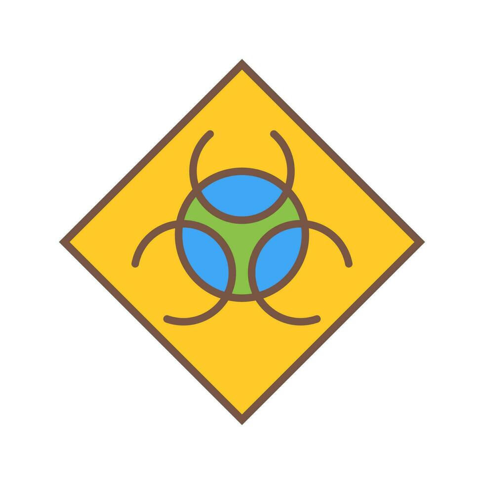 Biological Hazard Vector Icon