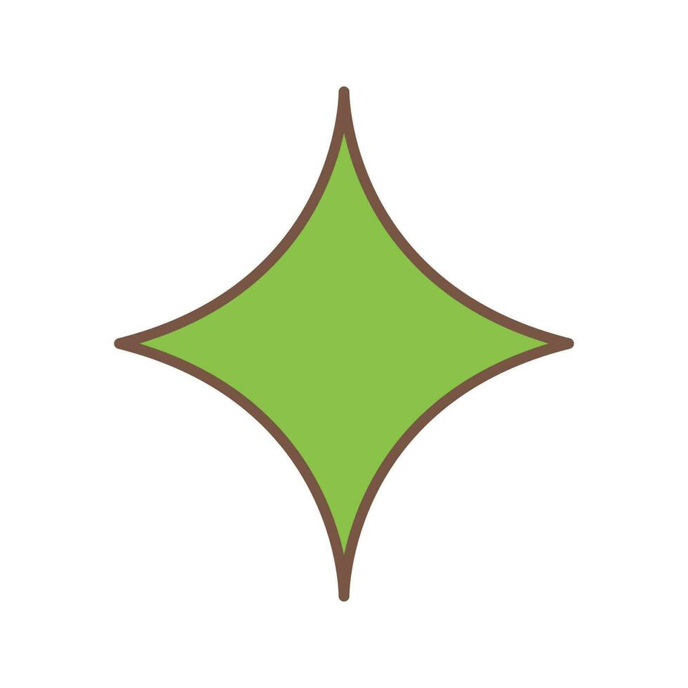 Unique Diamond Vector Icon