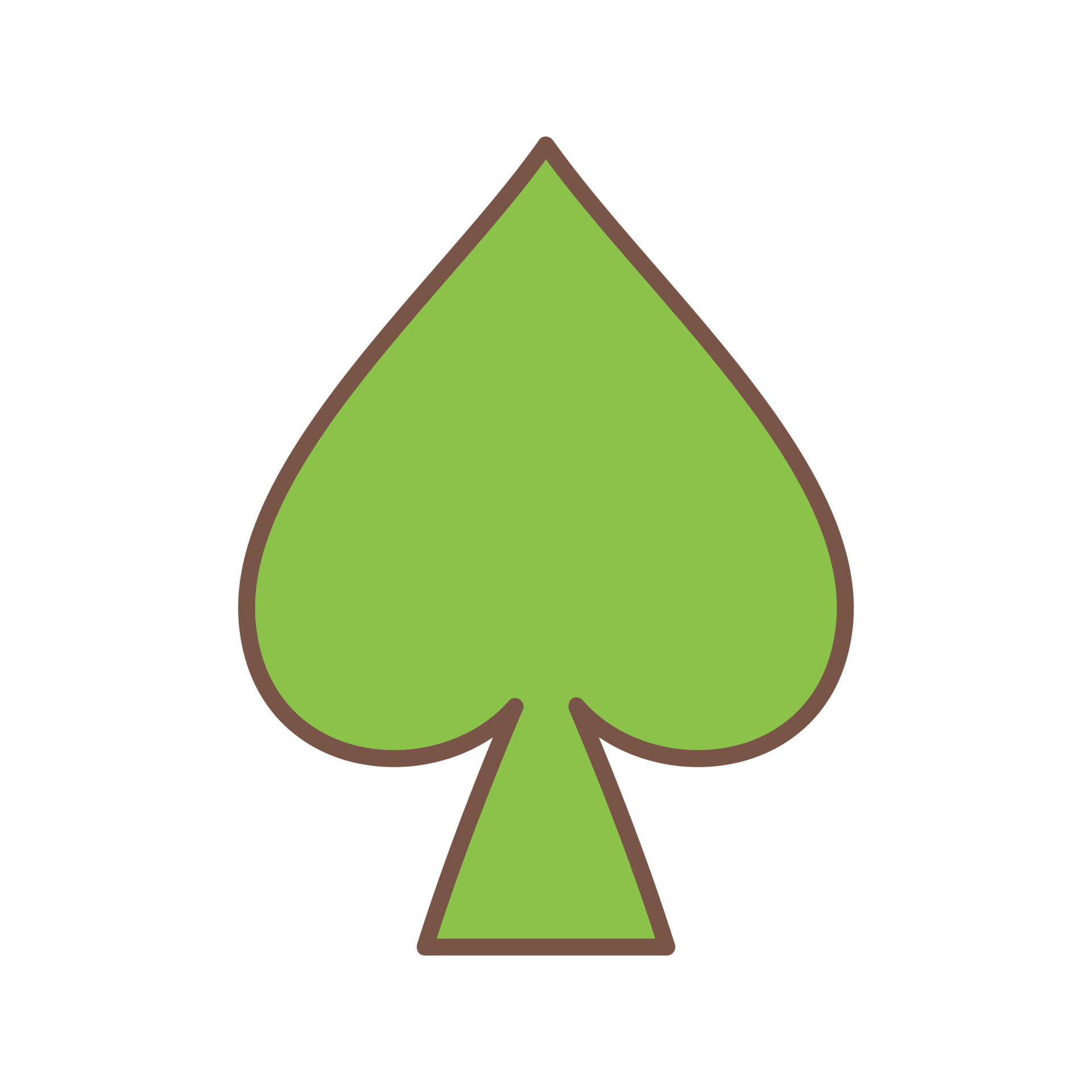 Spade Vector Icon 24428787 Vector Art at Vecteezy