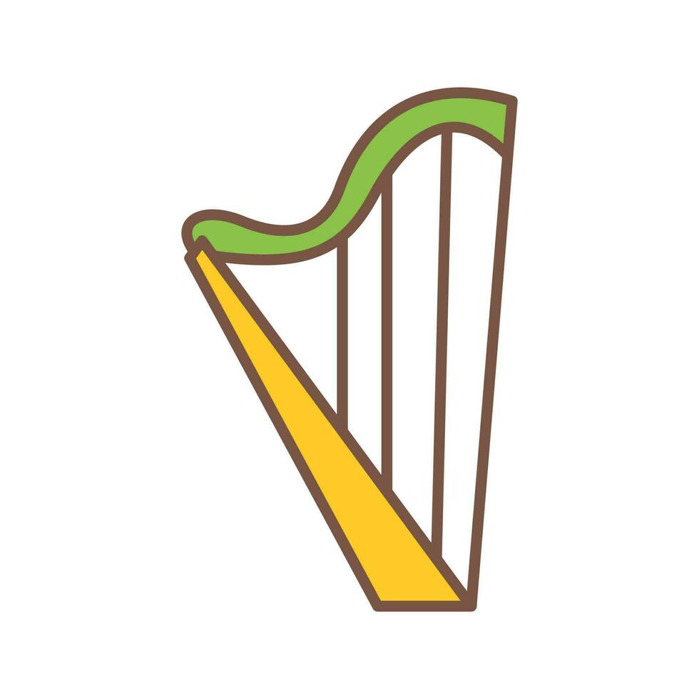 Harp Vector Icon