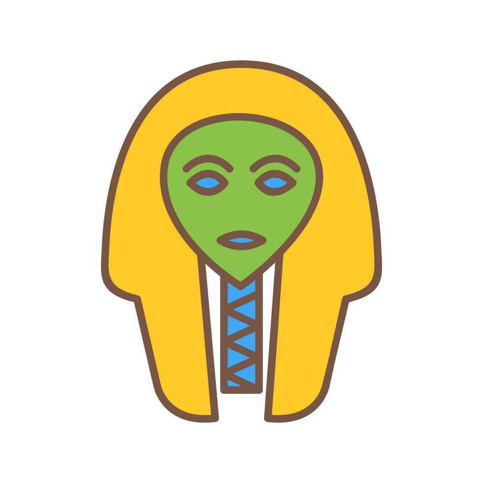 Egyptian Face Vector Icon