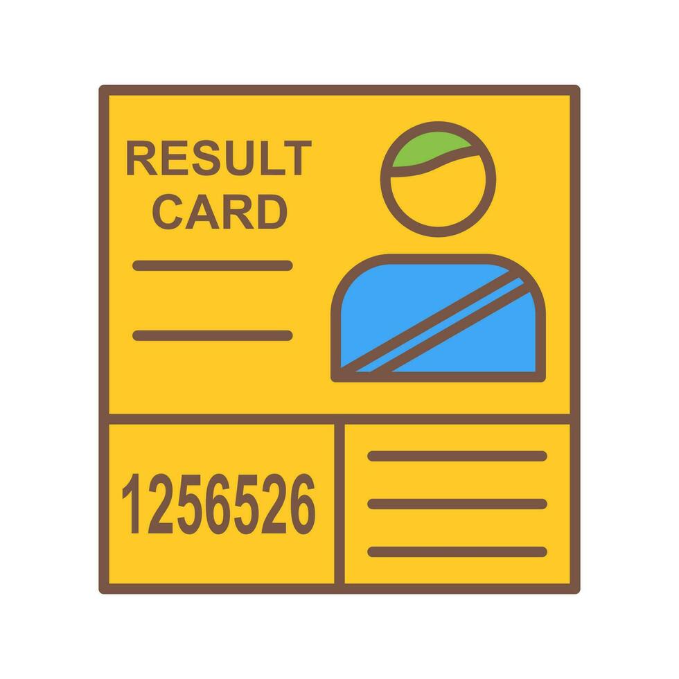 Candidate Results Vector Icon