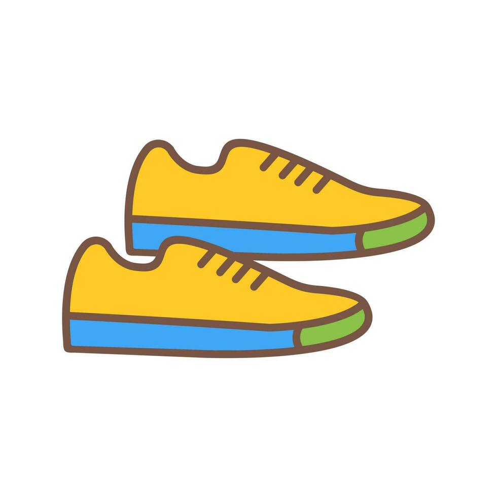 icono de vector de zapatillas