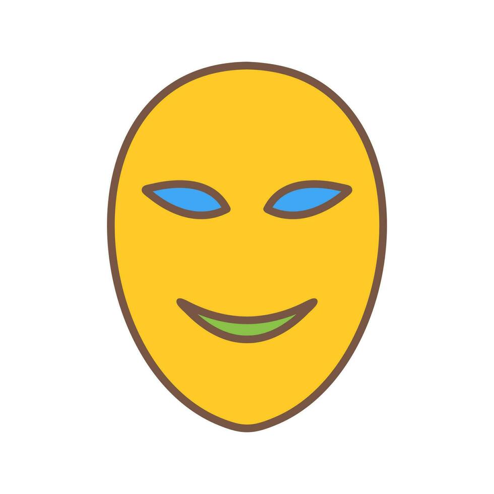 Ancient Face Mask Vector Icon