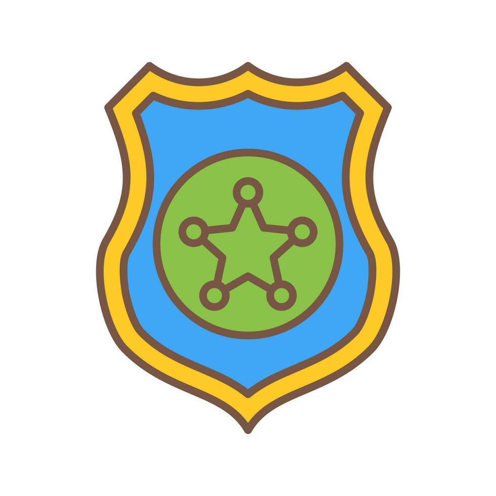 Police shield Vector Icon