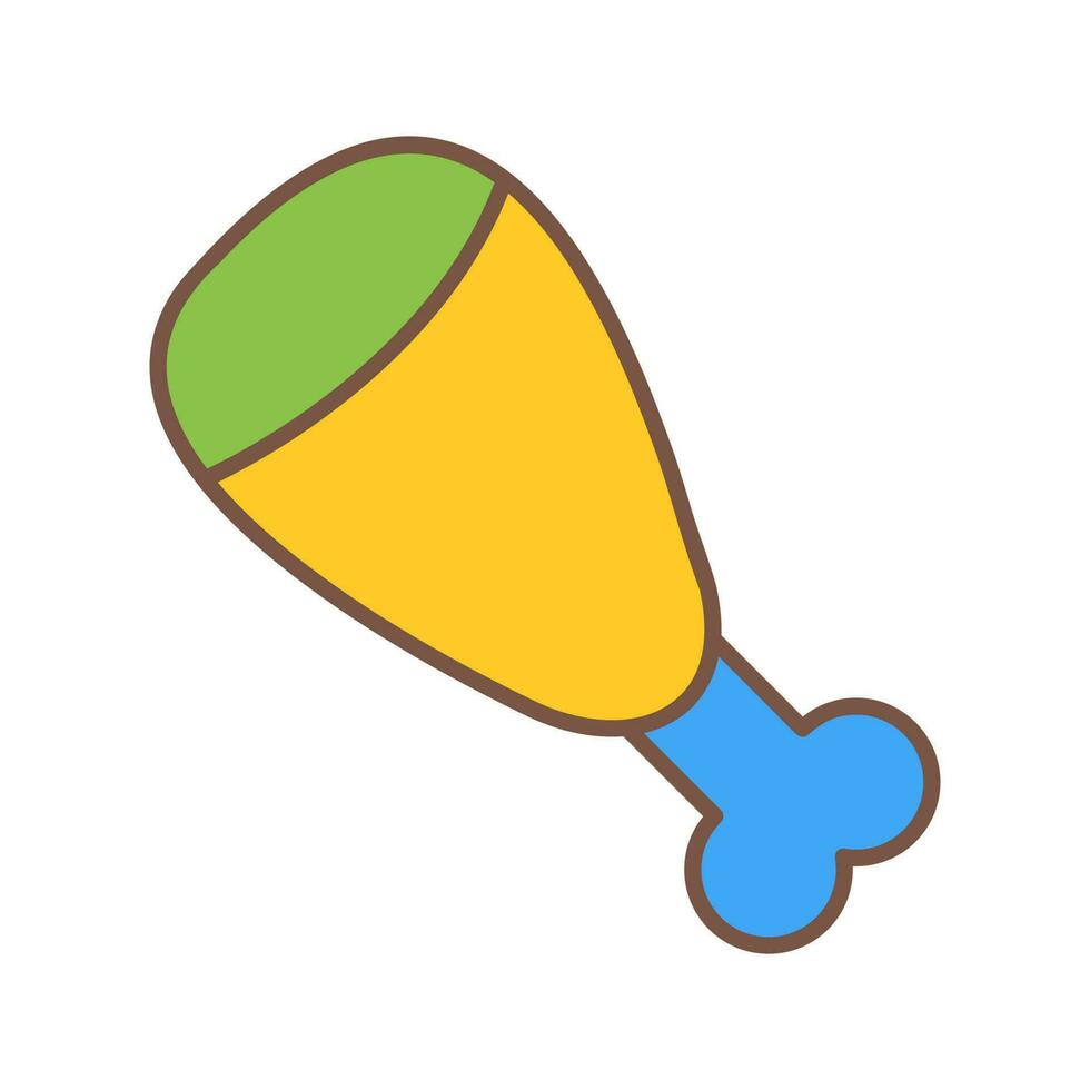 Cooked Ham Vector Icon