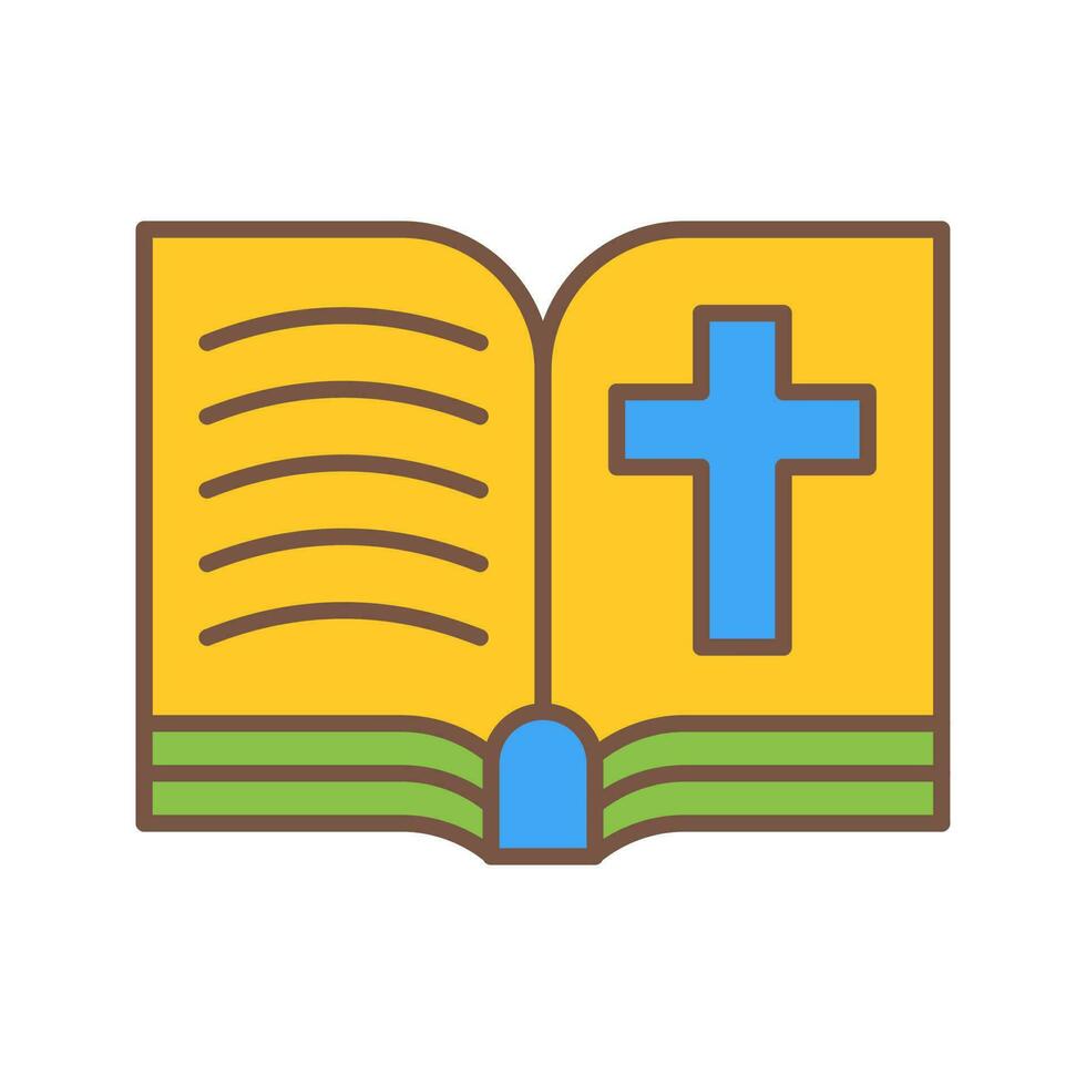 icono de vector de biblia