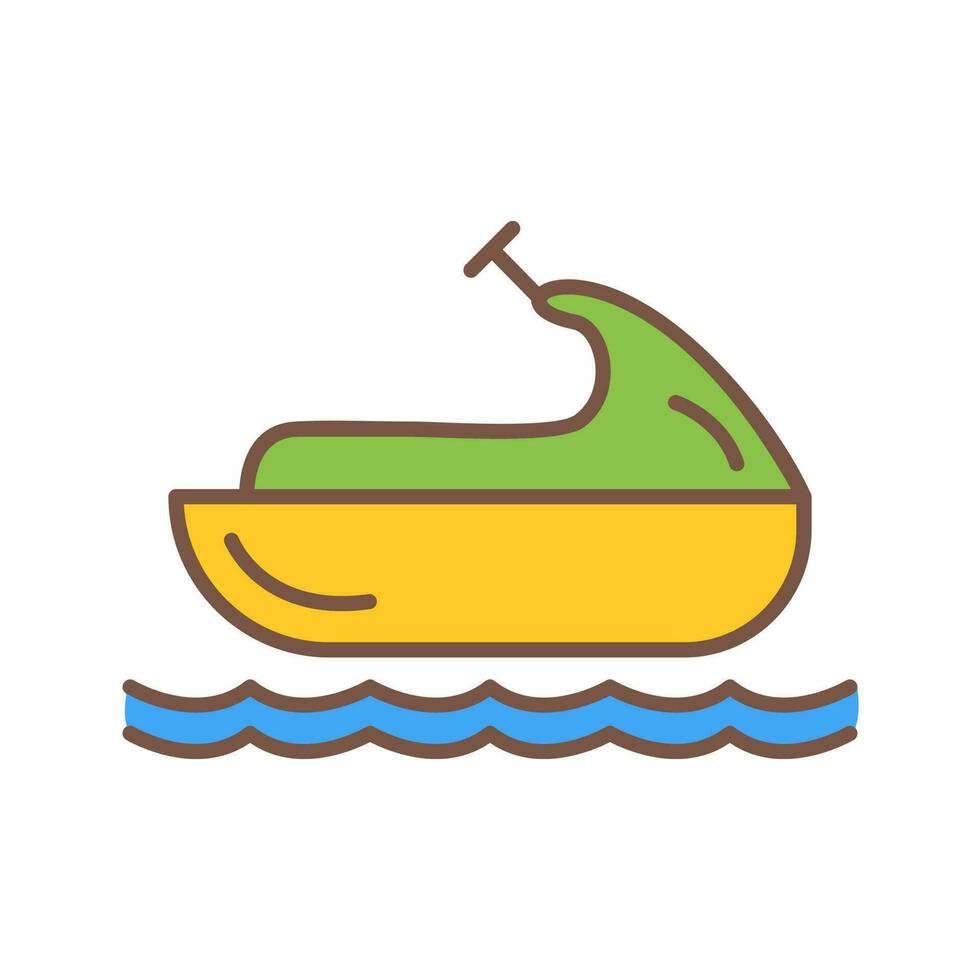 Jet Ski Vector Icon