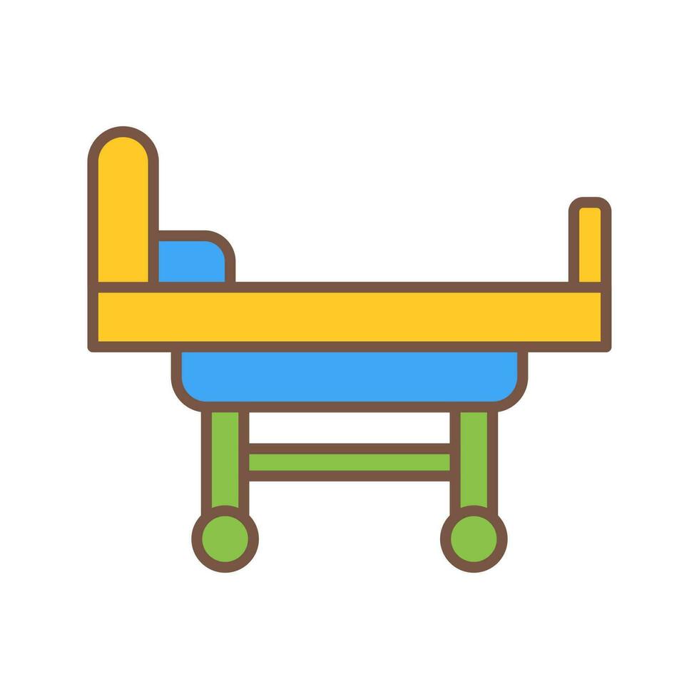 Hospital Bed Vector Icon