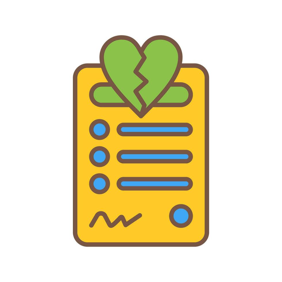 Divorce Vector Icon