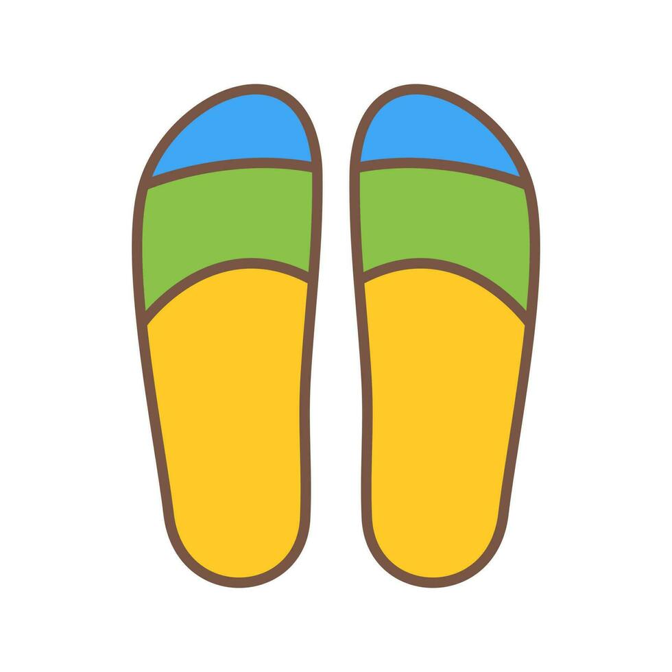 Slippers Vector Icon