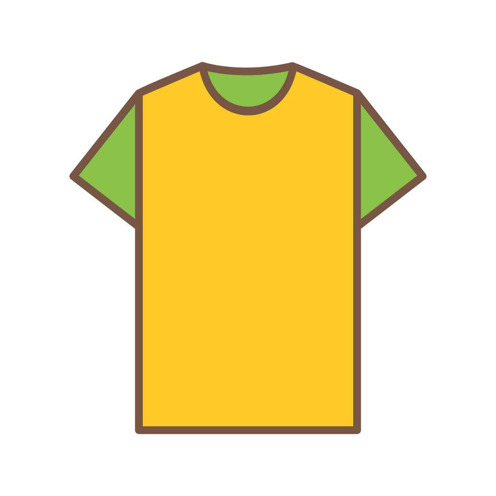 Plain T Shirt Vector Icon