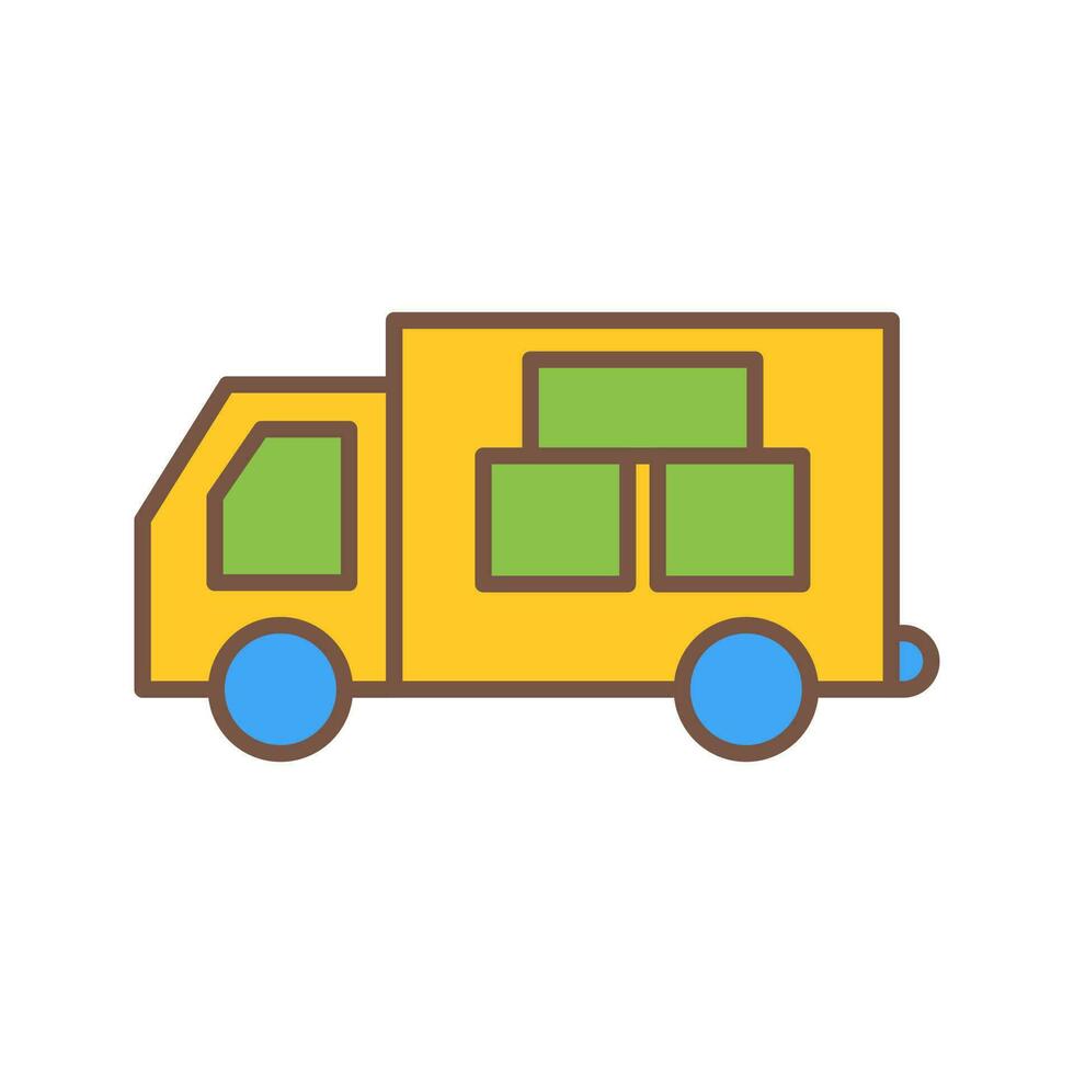 Logistics Car Vector Icon