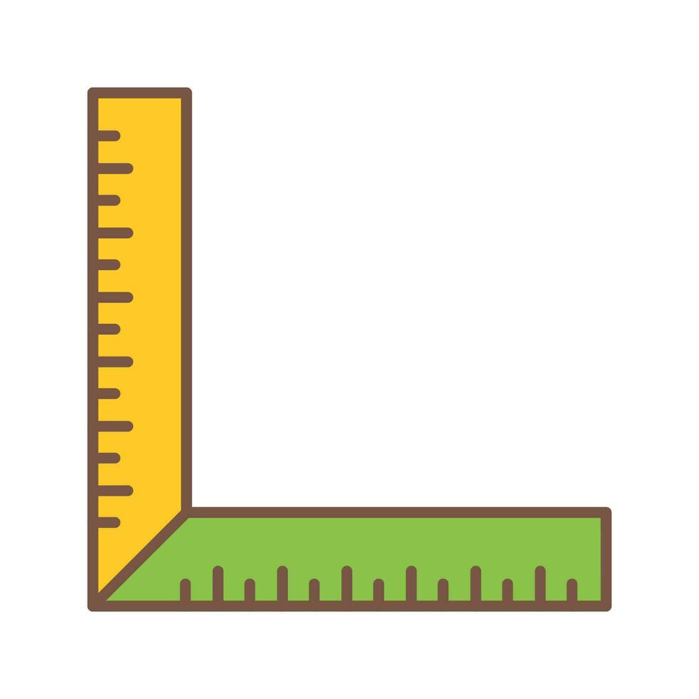 square Ruler Vector Icon