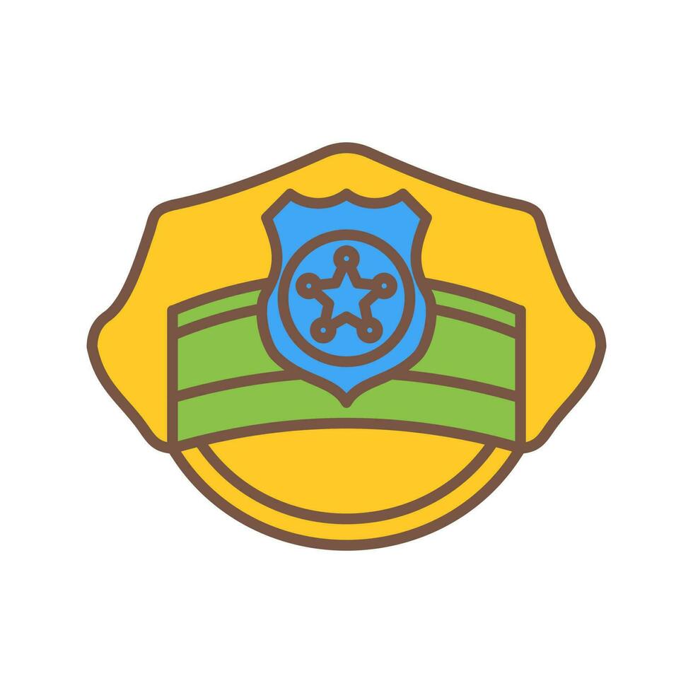 Police Hat Vector Icon