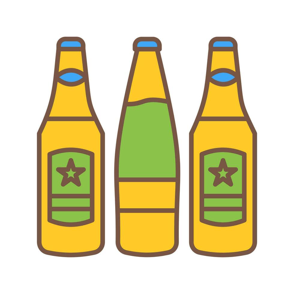 Beer Bottles Vector Icon