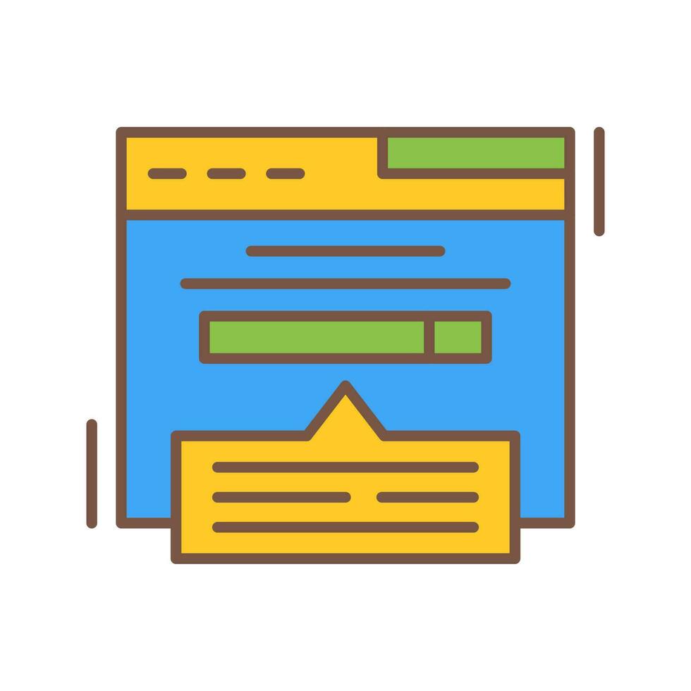 Keyword Search Vector Icon