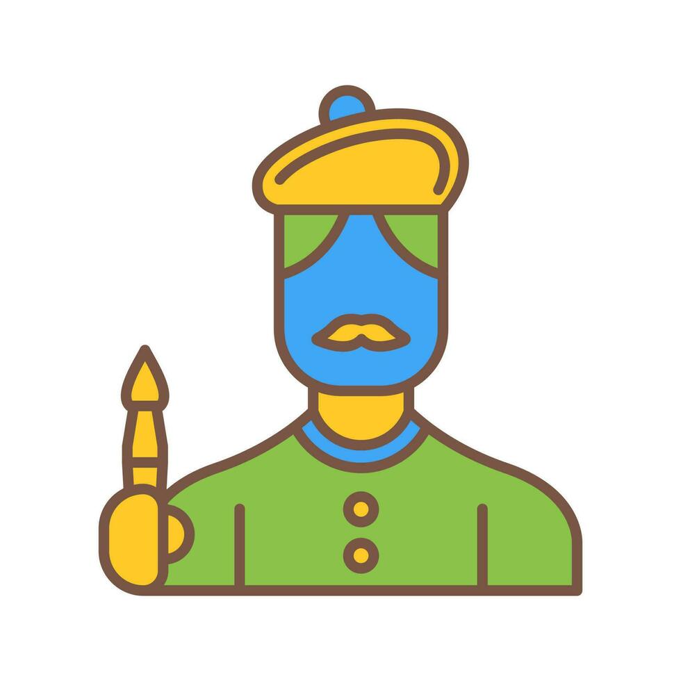 Artist Vector Icon