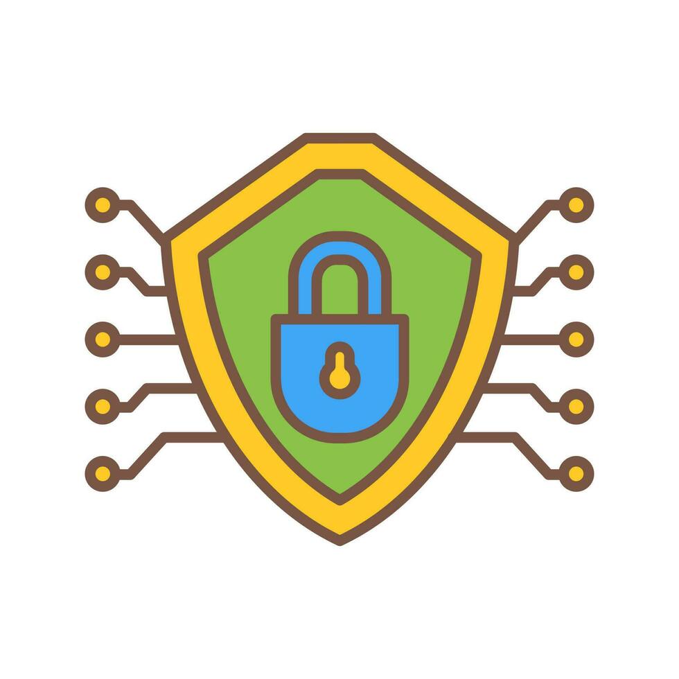 Cyber Security Vector Icon