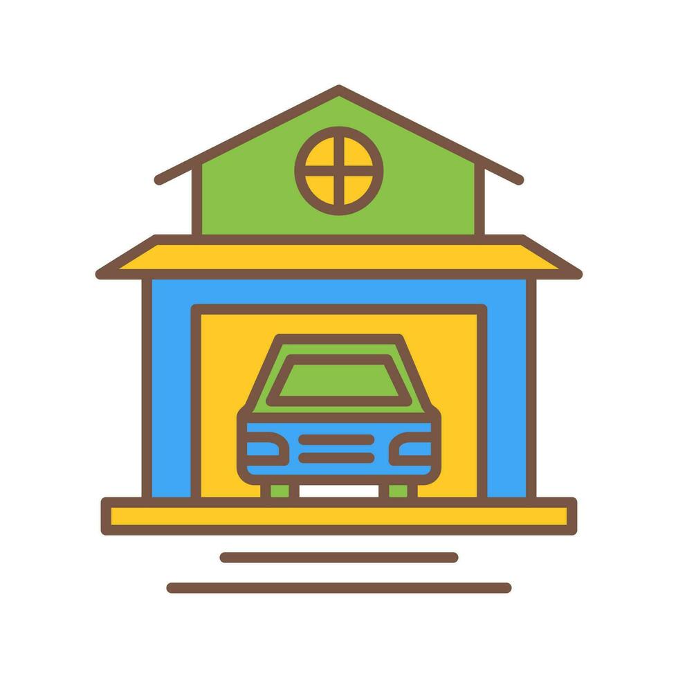 Garage Vector Icon