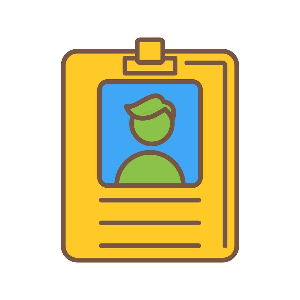 Id Card Vector Icon