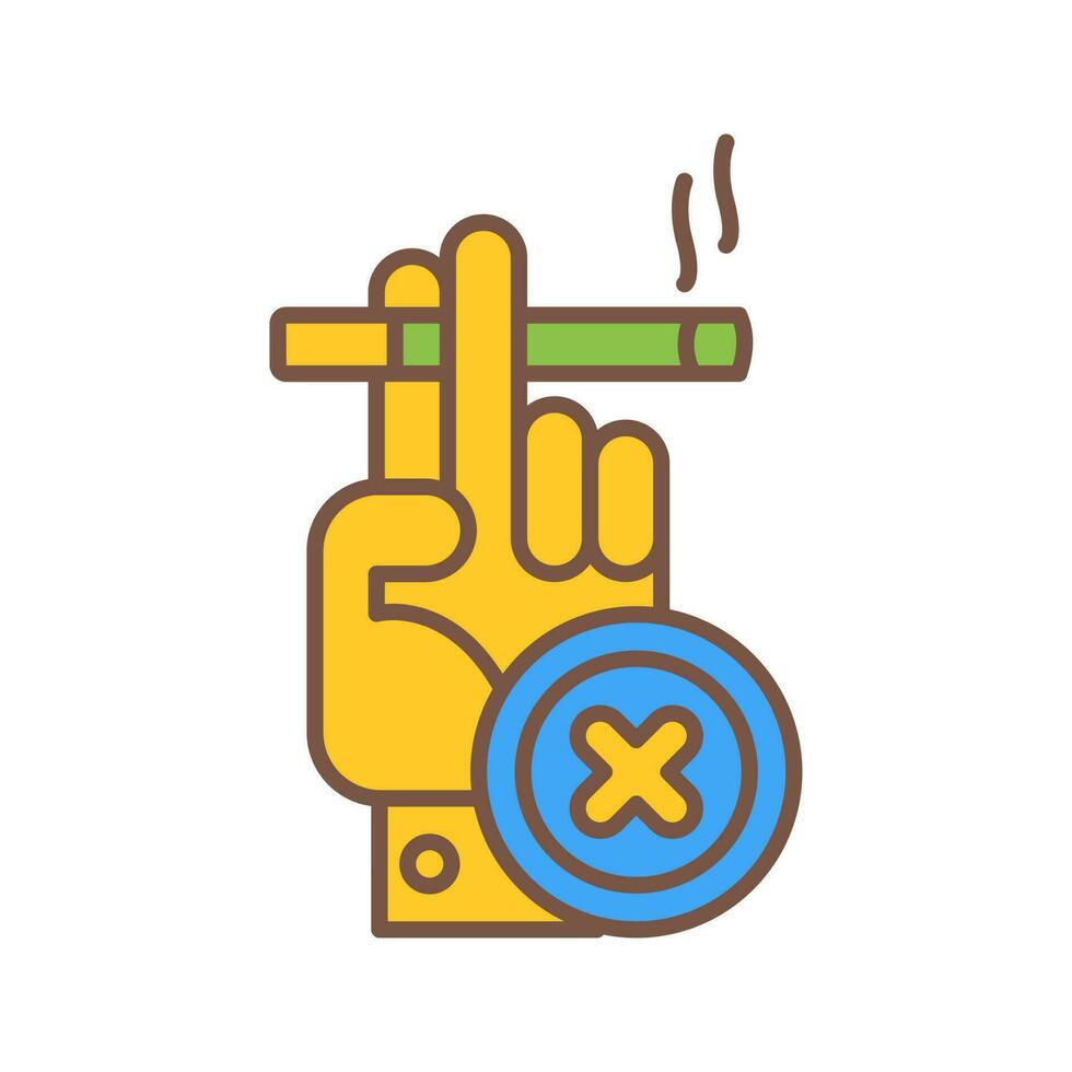 Quit Smoking Vector Icon