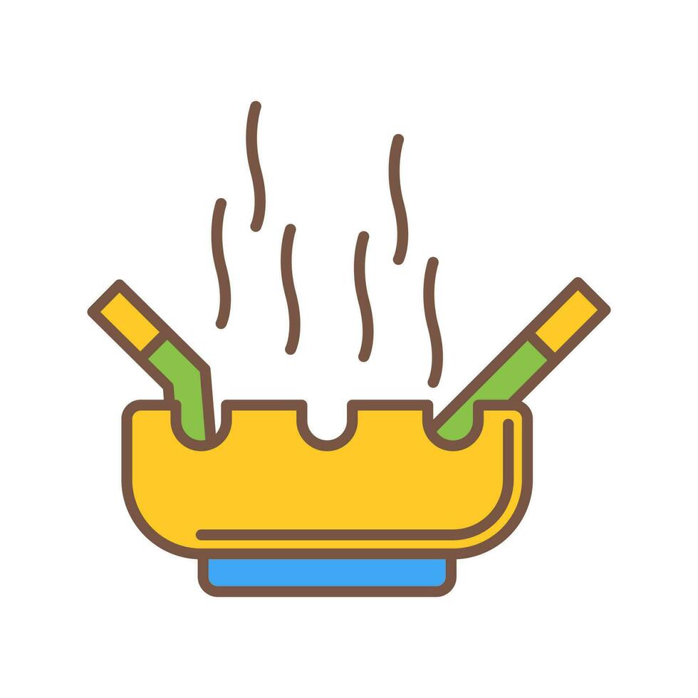 Ashtray Vector Icon
