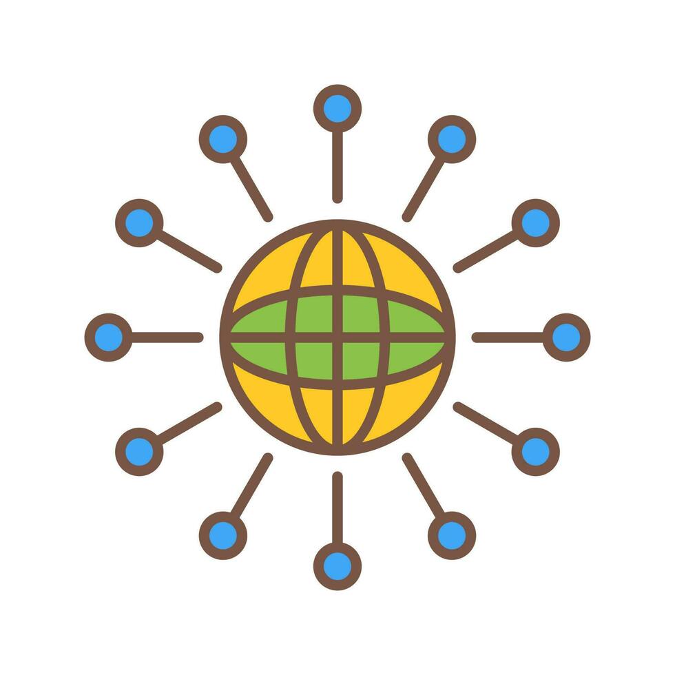 Networking Vector Icon 24430396 Vector Art at Vecteezy