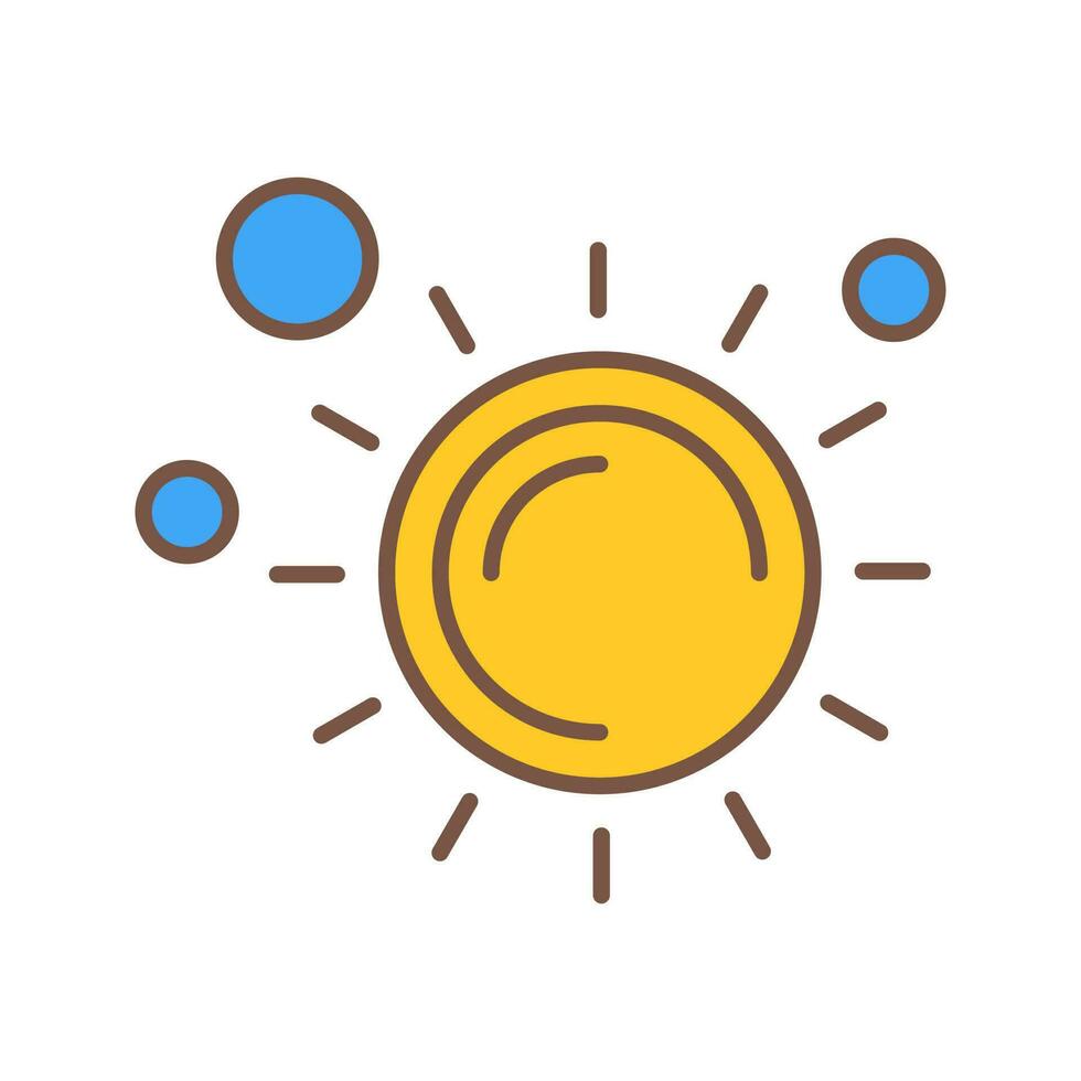 Sun Vector Icon