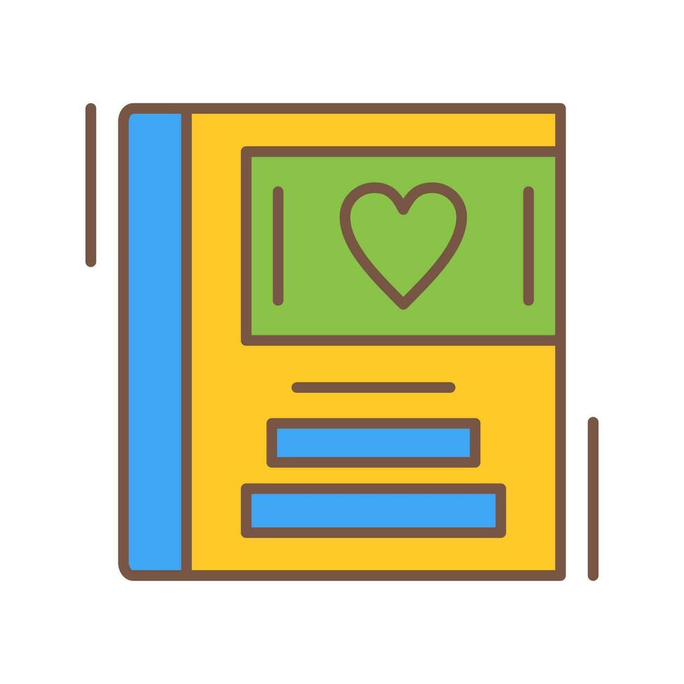 Wedding Album Vector Icon