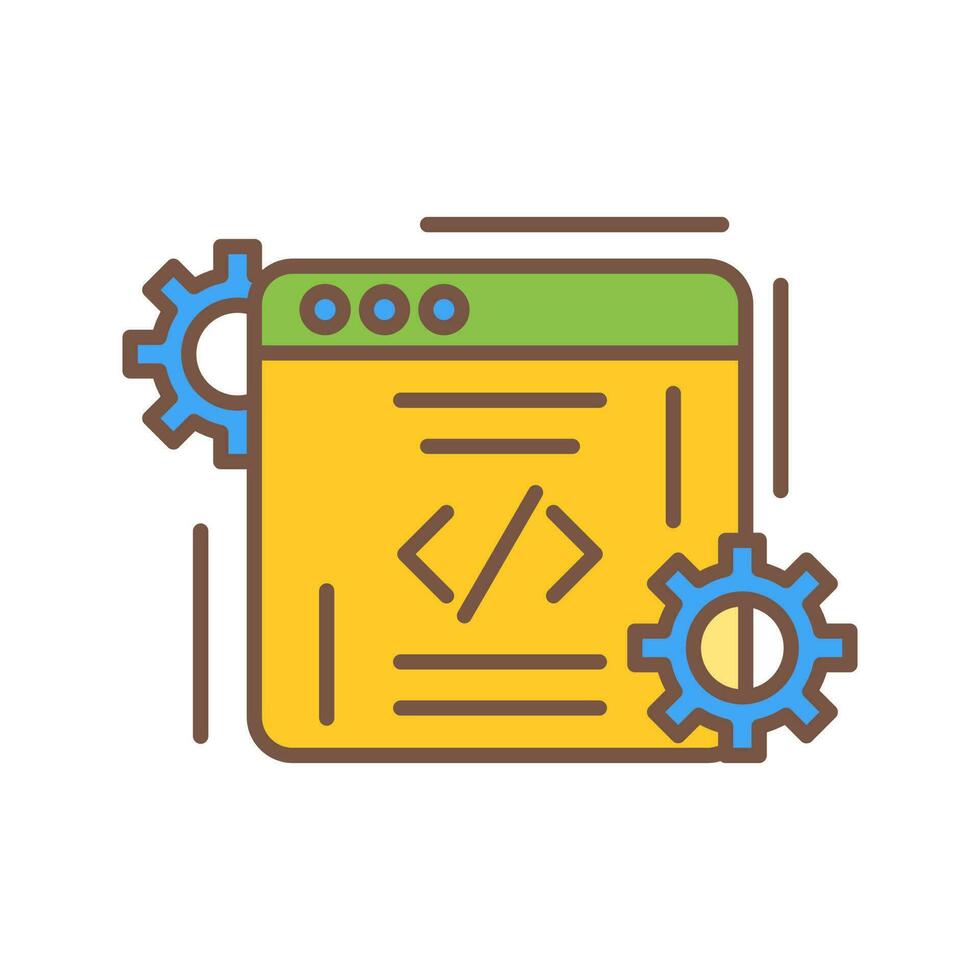 Coding Vector Icon