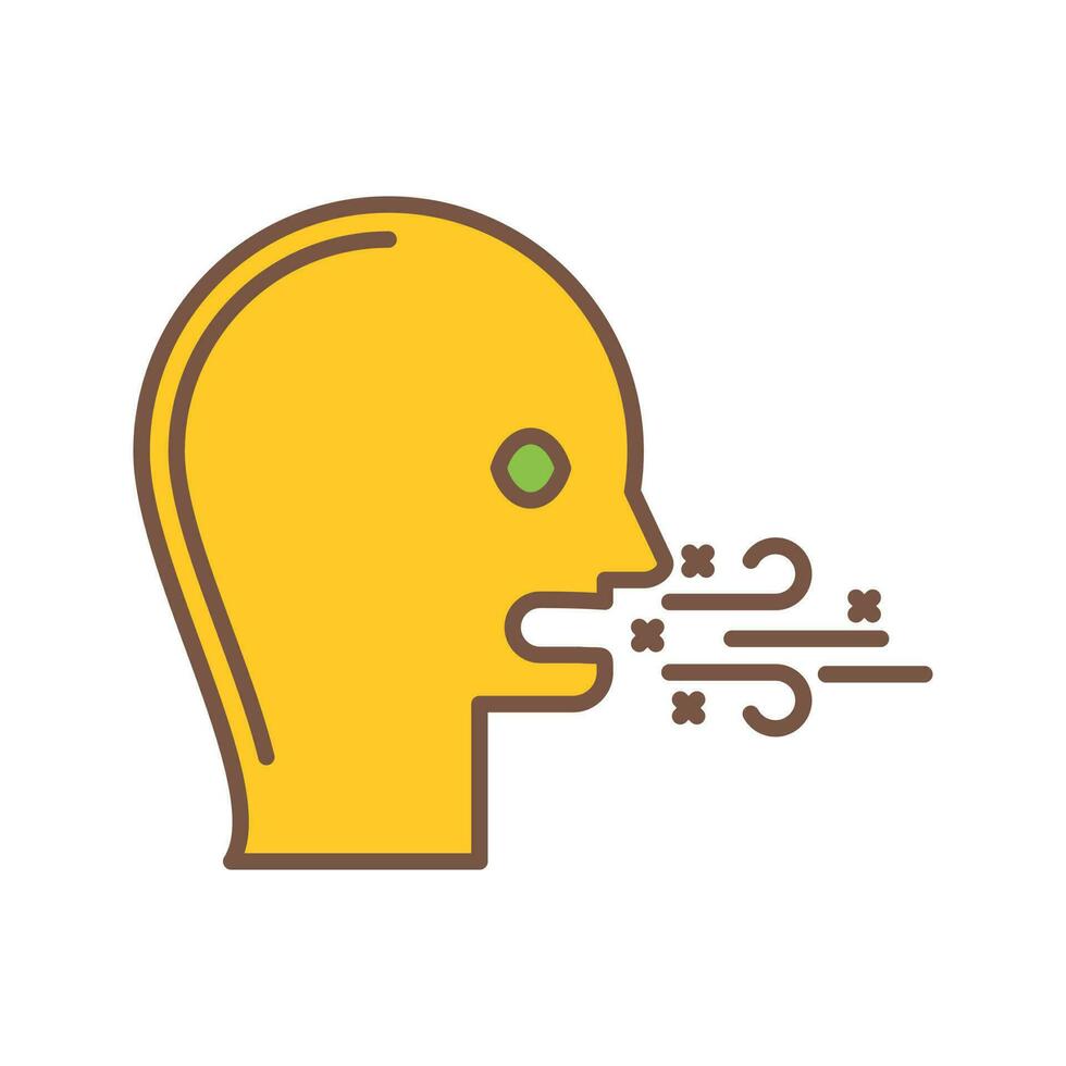Bad Breath Vector Icon