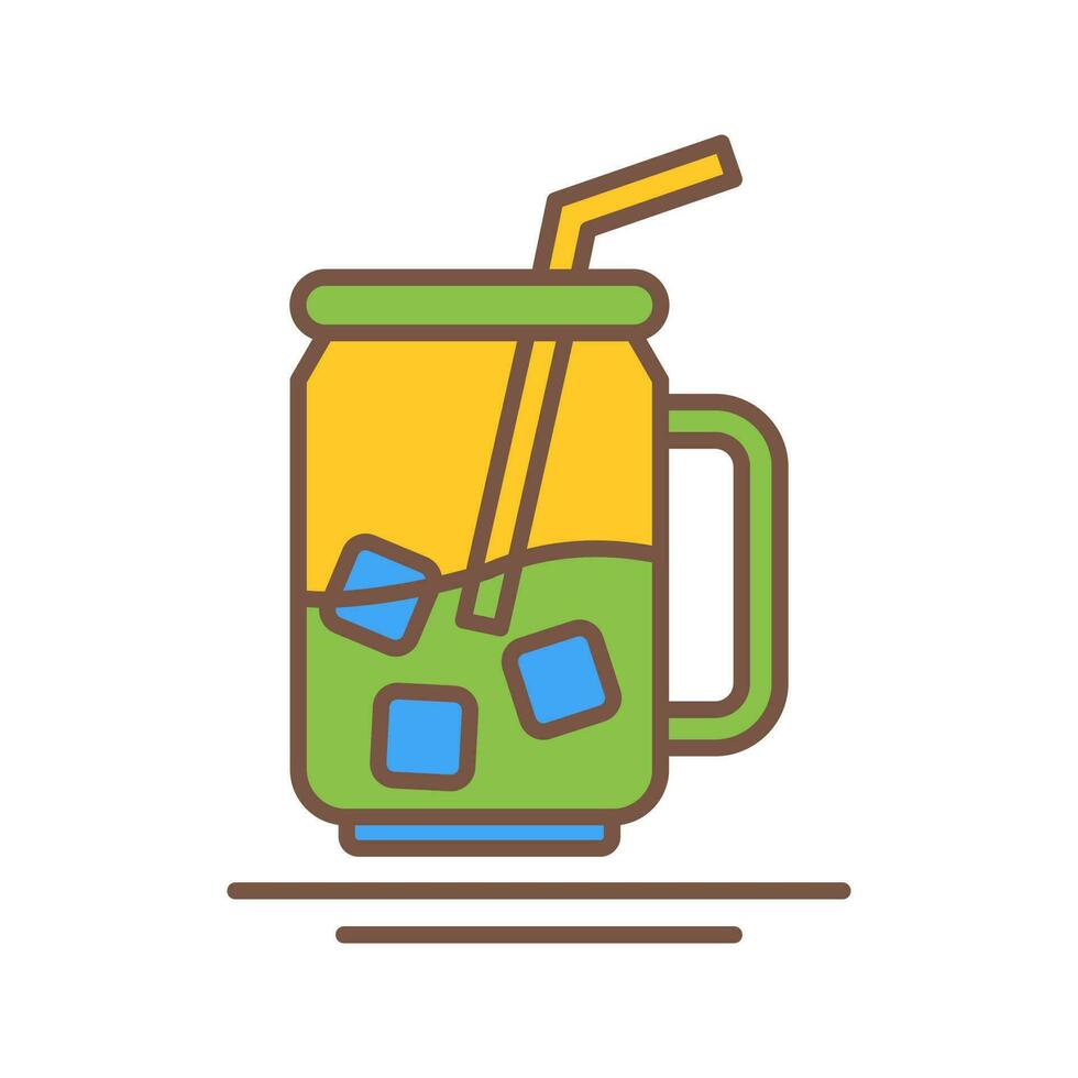 Iced Tea Vector Icon