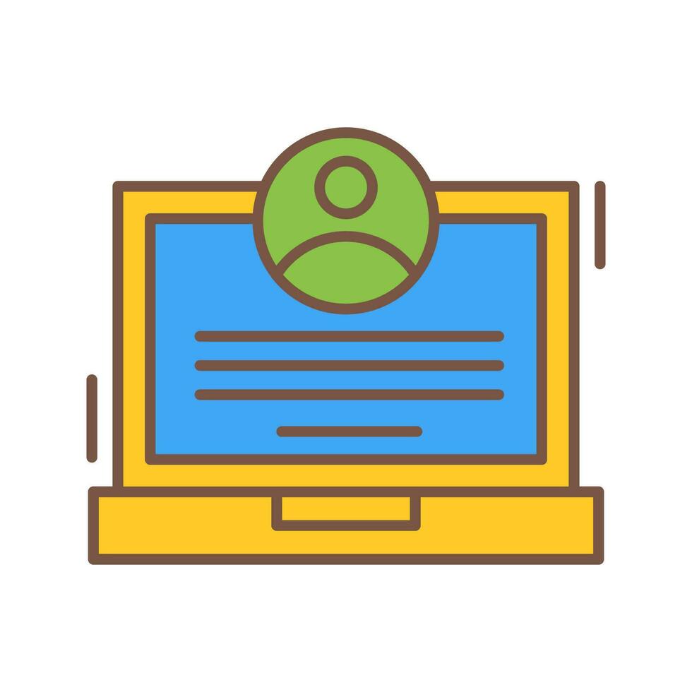 CV Vector Icon
