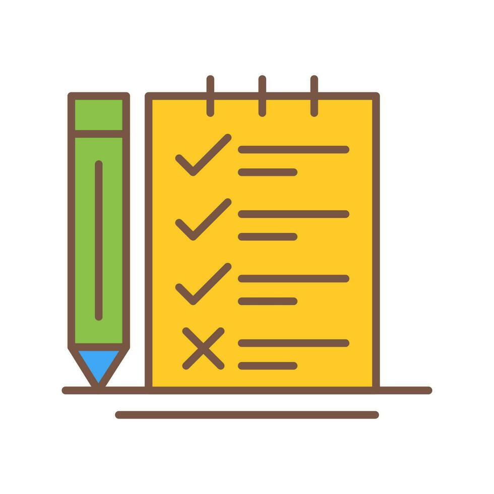 Survey Checklist Vector Icon