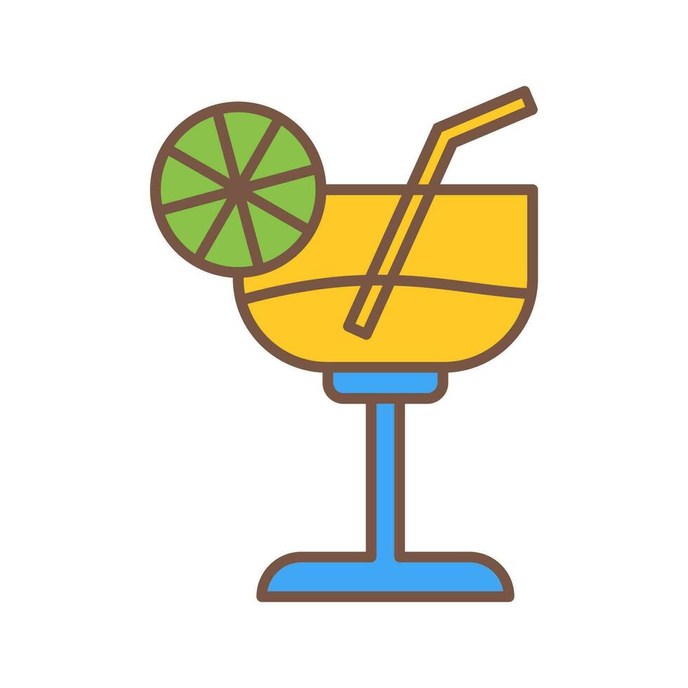 icono de vector de coctel